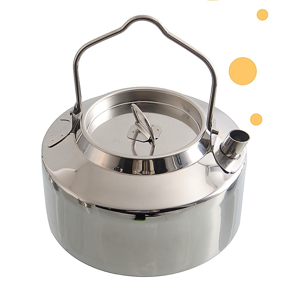 Stainless Steel Ultralight Portable Kettle - 1.2L