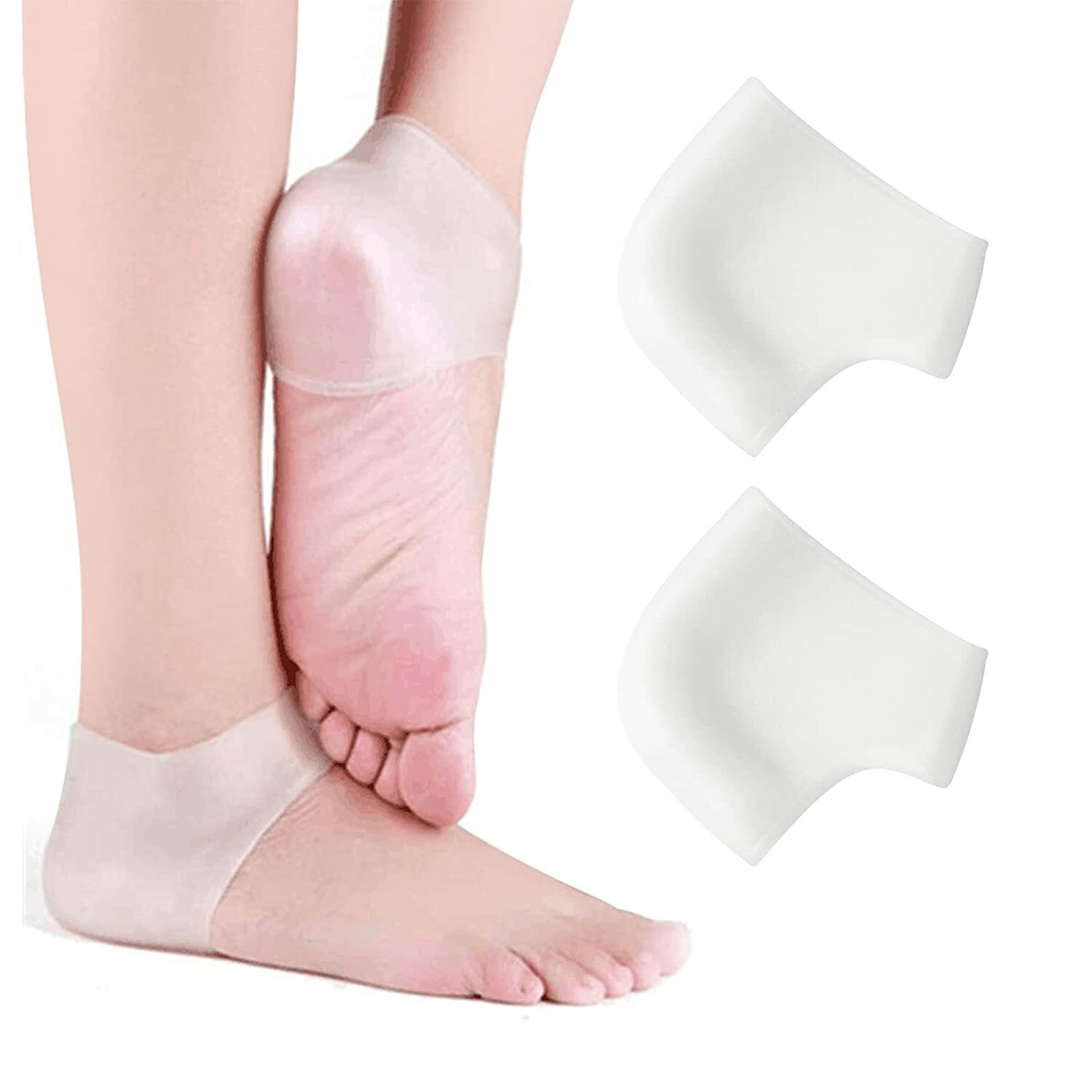 Moisturizing Gel Heel Cups for Foot Pain Relief
