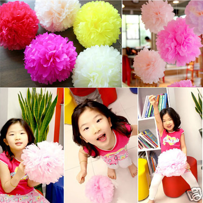 Paper Pom Hanging Flower Decoration