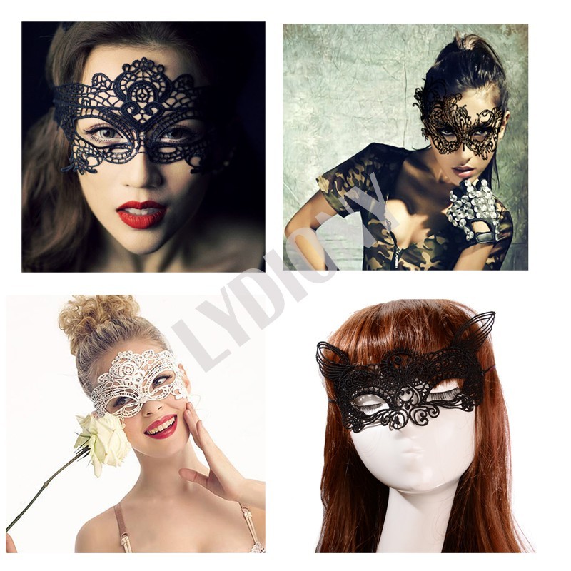 Black Lace Masquerade Eye Mask