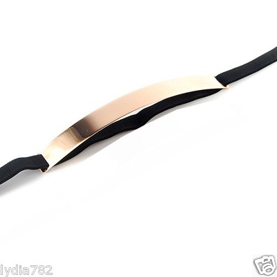 Metallic Waistband Belt